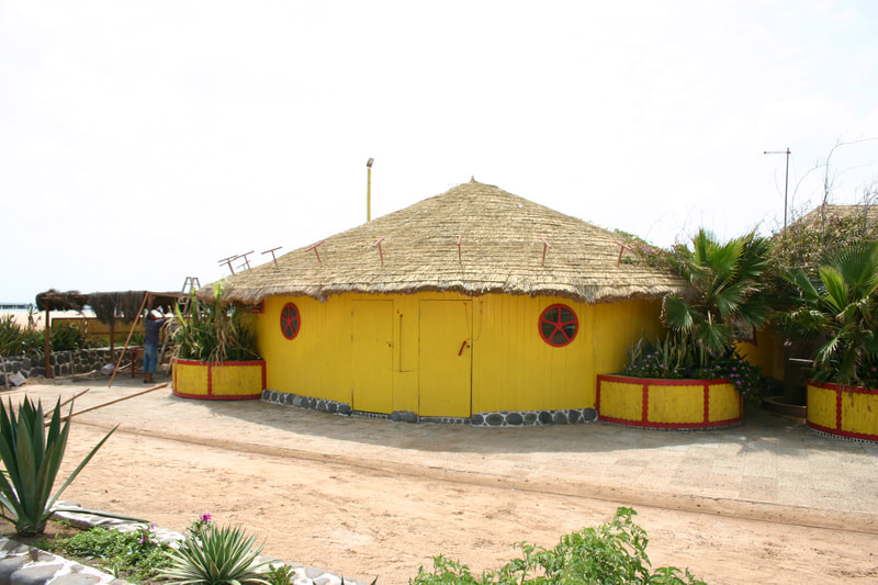 yellow house, Sal, Cape Verde