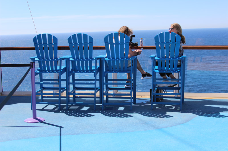 Relaxing at sea Symphony of the Seas image (c) Gilly Pickup