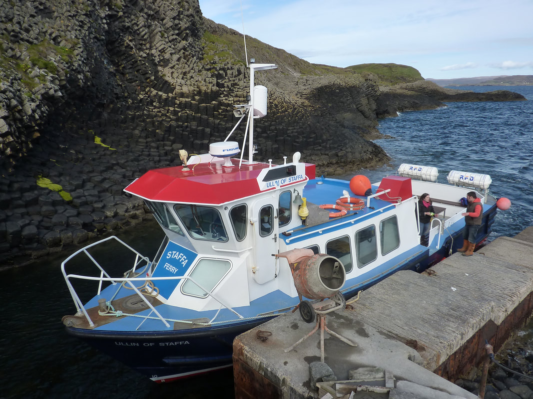 boat which took us to Staffa image credit Mike Pickup