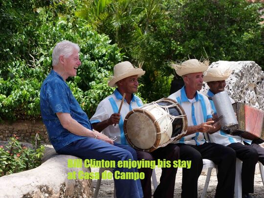 Bill Clinton at Casa de Campo